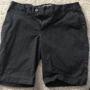 Black Bermuda shorts